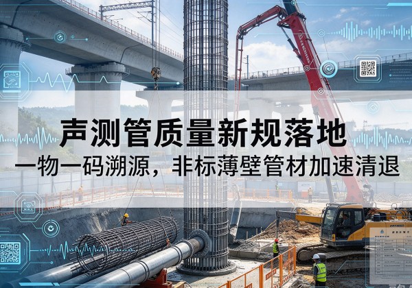 解放声测管质量新规落地，一物一码溯源，非标薄壁管材加速清退